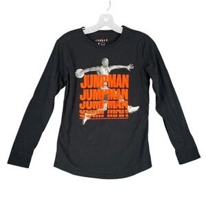 Jordan Boys Jump Man Basketball Shirt Large‎ Long-sleeve Nike Sports School